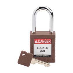 Brady&trade;&nbsp;Velocity&trade; Nylon Lockout Padlocks, Keyed Different