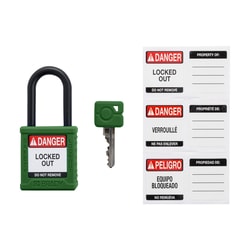 Brady Velocity Nylon Padlock 1.5 in. Pla Shkl KA 3/Pk. Yellow | Buy Online | Brady&trade; | Fisher Scientific