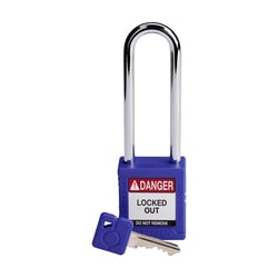 Brady Velocity Nylon Padlock 3 in. Steel Shackle White | Buy Online | Brady&trade; | Fisher Scientific