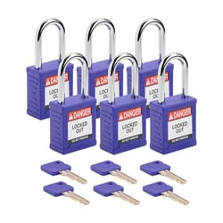 Brady&trade;&nbsp;Velocity&trade; Nylon Lockout Padlocks, Keyed Alike
