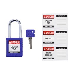 Brady Velocity Nylon Padlock 1.5 in. Stl Shkl KA 3/Pk. Black | Buy Online | Brady&trade; | Fisher Scientific