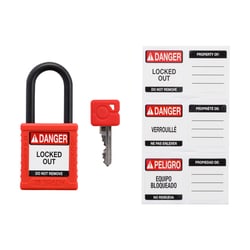 Brady Velocity Nylon Padlock 1.5 in. Pla Shkl KA 3/Pk. Yellow | Buy Online | Brady&trade; | Fisher Scientific