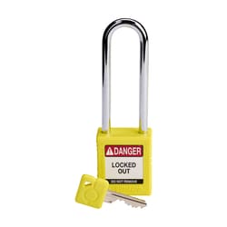 Brady Velocity Nylon Padlock 3 in. Steel Shackle White | Buy Online | Brady&trade; | Fisher Scientific