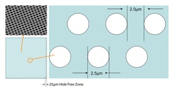Electron Microscopy Sciences Graphene Oxide 1 Layer on Silicon Nitride with 2.5 µm holes