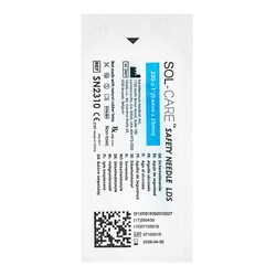 Sol-Care Safety Needle 23 G | Buy Online | Sol-Care&trade; | Fisher Scientific