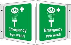 Safety First Aid&nbsp;Eyewash 3D Projecting Sign