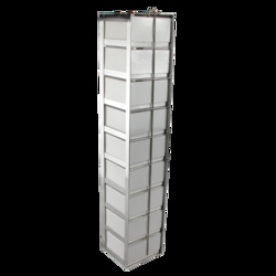Electron Microscopy Sciences Electropolished Stainless Steel Freezer Rack 1x9, Holds 9 3