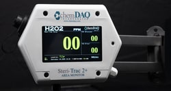 ChemDAQ Steri-Trac 2 Hydrogen Peroxide Monitor with Steel Swivel Wall Mount