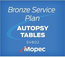 Mopec&nbsp;Bronze Service Plan for Autopsy Tables