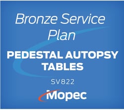 Mopec&nbsp;Bronze Service Plan for Pedestal Autopsy Tables