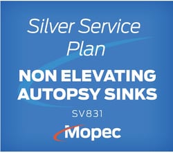 Mopec&nbsp;Silver Service Plan for Non Elevating Autopsy Sinks