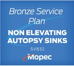 Mopec&nbsp;Bronze Service Plan for Non Elevating Autopsy Sinks