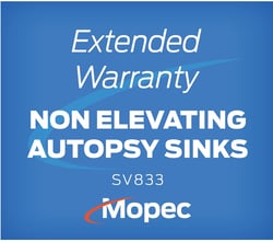 Mopec&nbsp;Extended Warranty for Non Elevating Autopsy Sinks