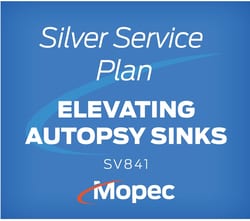 Mopec&nbsp;Silver Service Plan for Elevating Autopsy Sinks