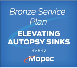 Mopec&nbsp;Bronze Service Plan for Elevating Autopsy Sinks