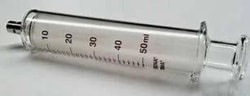 New Era Pump Systems Inc Standard Glass Syringe, Fixed Metal Luer Lock,