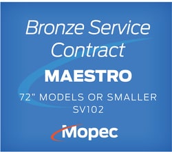 Mopec&nbsp;Service Contract, Bronze Level, Maestro, Size - 72 in. or Smaller