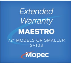 Mopec&nbsp;Extended Warranty, Maestro, Size - 72 in. or less