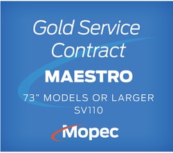 Mopec&nbsp;Service Contract, Gold Level, Large Maestro, Size - 73 in. or Larger