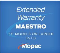 Mopec&nbsp;Extended Warranty, Large Maestro, Size - 73 in. or Larger