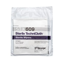 ITW Texwipe&nbsp;Sterile TechniCloth, Non-Woven Dry Cleanroom Wipers