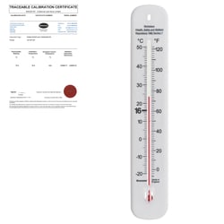 Brannan Pre-calibrated 215 mm Workplace Thermometer 50&deg;C | Buy Online | Brannan | Fisher Scientific