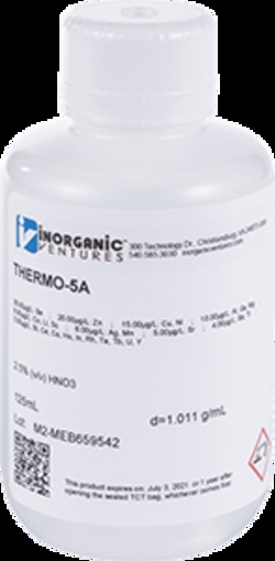 Inorganic Ventures iCAP Q THERMO TS 125mL, Quantity: Each of 1