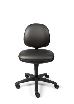 Techsit Worktech Laboratory Vinyl Low Chair Black | Buy Online | Techsit | Fisher Scientific
