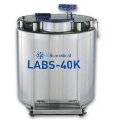 Mitegen&nbsp;40K Cryogenic Freezer with CS200 Controller From IC Biomedical, 41,600 Vial Capacity, LN2 Liquid/Vapor Storage