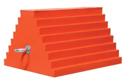 Checkers General-Purpose Utility Step Wheel Chock with Cored Bottom