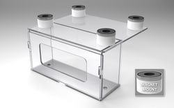 Poltex Undermount Glove Box Holder