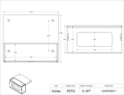 Poltex&nbsp;Undermount Glove Box Holder