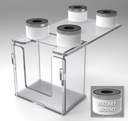 Poltex Undermount Small Lab Wipe Holder