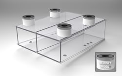 Poltex Undermount Serological Pipette Holder with 2 Pockets