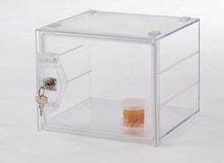 SICCO Mini-Desiccator Secure Box Basic 208 x 159 x 180 mm:Exsikkatoren,