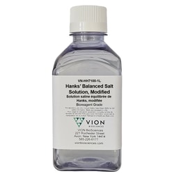 Hanks' Balanced Salt Solution Modified, Bioreagent Grade, Sterile-Filtered, VION&trade;