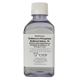 Dulbecco's Phosphate Buffered Saline 1X, pH 7.4, Bioreagent Grade, Sterile-Filtered, VION&trade;