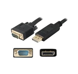 STAPLES ADVANTAGE AddOn DISPLAYPORT2VGA6F 6' DisplayPort to VGA Adapter