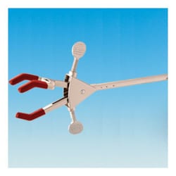 Ace Glass, Inc.&nbsp;Lab jaws clamp, 3 prong, dual screw, 3.6cm small grip, 4inarm, Troemner 916056