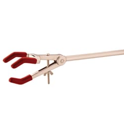 Ace Glass, Inc.&nbsp;Lab jaws clamp, 3 prong, single screw, 6.2cm medium grip, 5inarm, Troemner 916055