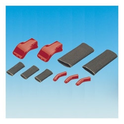 Ace Glass, Inc.&nbsp;Lab jaws replacement sleeve set, 2 prong, vinyl, medium grip, Troemner 916115