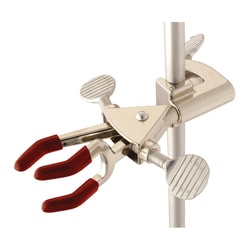 Ace Glass, Inc. Lab jaws clamp, buret, fixed position, 3 prong, dual screw, 5.8cmmedium grip, Troemner 916069