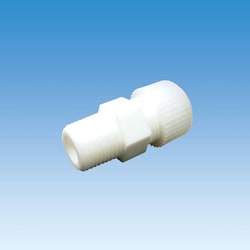 Ace Glass, Inc. PTFE 1in tube compression fitting to 1in male NPT(1in bore-through),