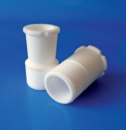 Ace Glass, Inc. PTFE insert, 1" NPT, 45/50 outer, Quantity: Each of 1