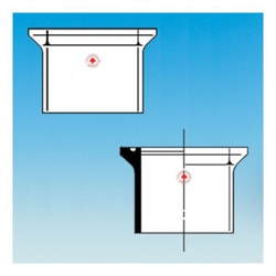 Ace Glass, Inc. 150mm flange ground with groove