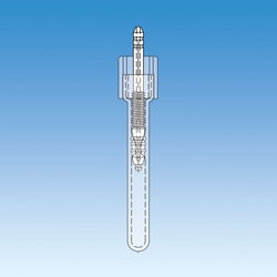 Ace Glass, Inc. Valve, gas inlet, 2mm bore, 1/4in ID tube