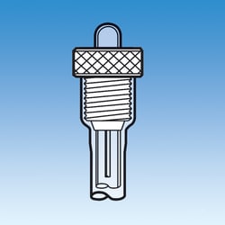 Ace Glass, Inc.&nbsp;NMR sample tube bushing suspends 10mm sample tube from the top of the washer body