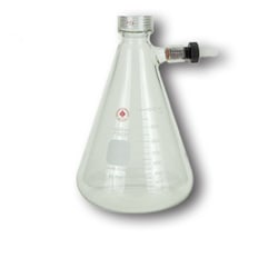 Ace Glass, Inc. 1000mL filter flask, #25 Ace-Thred top, Ace-Safe hose connection