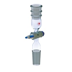 Ace Glass, Inc.&nbsp;Stopcock adapter, 29/42 outer top, 29/42 inner bottom, 4mmPTFE plug