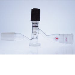 Ace Glass, Inc.&nbsp;Stopcock adapter, 29/42 outer top, 29/42 inner bottom, 0-3mm bore easy action plug